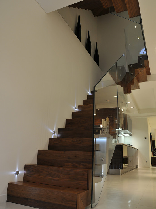 Queens Gardens Staircase With Glass Balustrade (London)